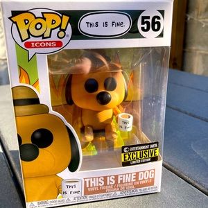 Funko Pop! This Is Fine Dog